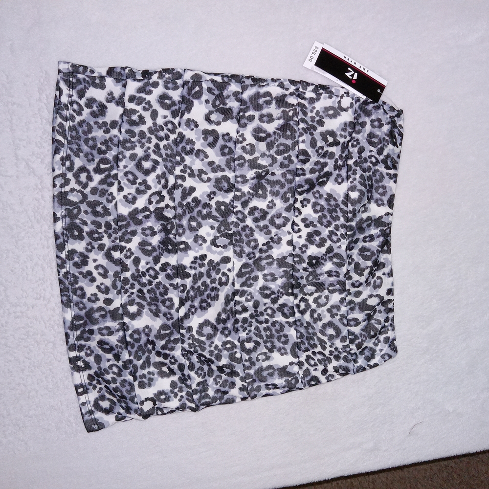 Iz Amy Byer Girls Leopard Print Skirt Size Large NWT - Picture 5 of 10